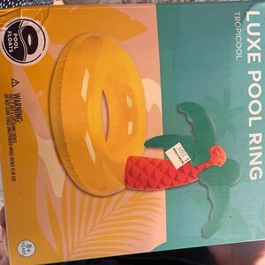 Luxe Yellow Pool Ring for Kids